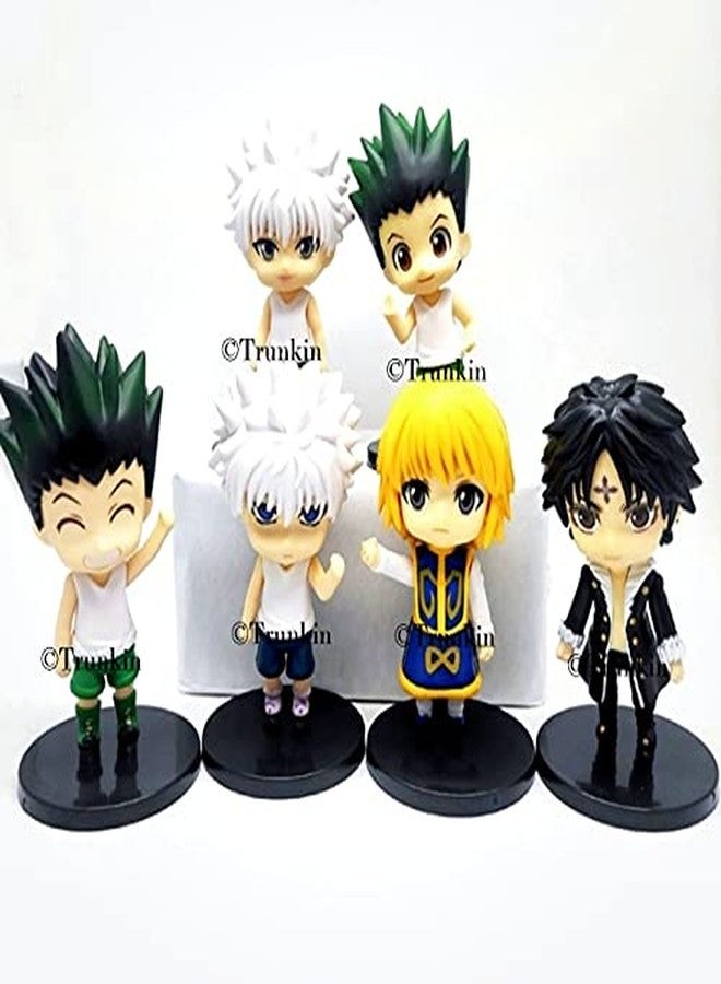 Trunkin | Hunter X Hunter Gon Freecss Killua Zoldyck Kurapika | Cute Pvc Action Figures Toys Set 10Cm Rubber Figurines,Multicolor - Image 5